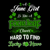 June Girl Is Like A Fourleaf Clover Hard To Find Lucky To Have Men's 3/4 Sleeve Pajama Set | Artistshot