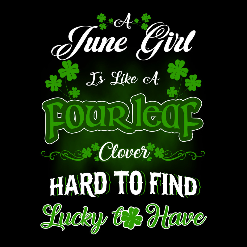 June Girl Is Like A Fourleaf Clover Hard To Find Lucky To Have Men's 3/4 Sleeve Pajama Set | Artistshot