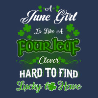 June Girl Is Like A Fourleaf Clover Hard To Find Lucky To Have Men Denim Jacket | Artistshot