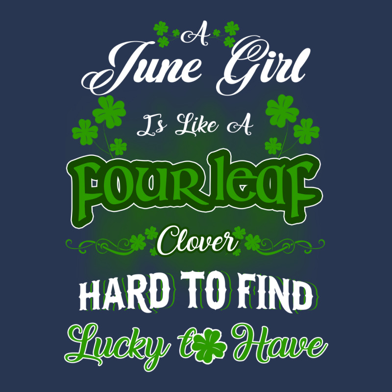 June Girl Is Like A Fourleaf Clover Hard To Find Lucky To Have Men Denim Jacket | Artistshot