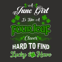 June Girl Is Like A Fourleaf Clover Hard To Find Lucky To Have Champion Hoodie | Artistshot