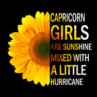 Capricorn Girls Are Sunshine Mixed With A Little Hurricane Lightweight Hoodie | Artistshot