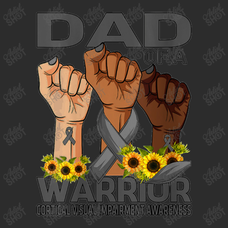 Womens Hand Dad Of A Warrior Corticalisual Impairment Exclusive T-shirt | Artistshot