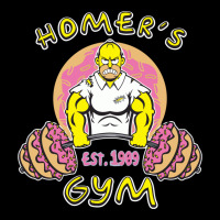 Homer's Gym V-neck Tee | Artistshot
