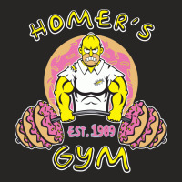Homer's Gym Ladies Fitted T-shirt | Artistshot