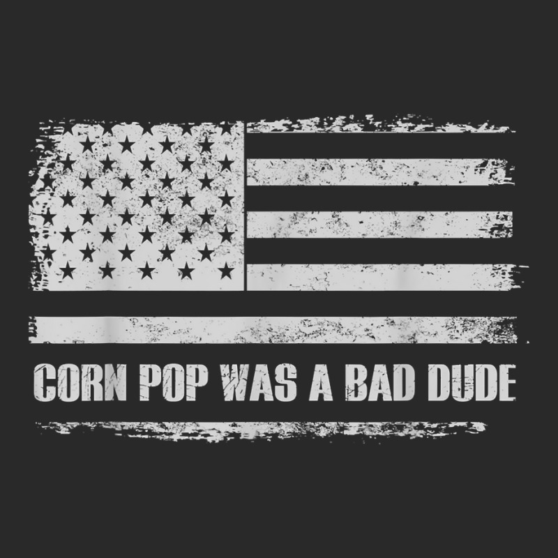 Corn Pop Was A Bad Dude Meme Vintage Us Flag T Shirt Toddler T-shirt | Artistshot