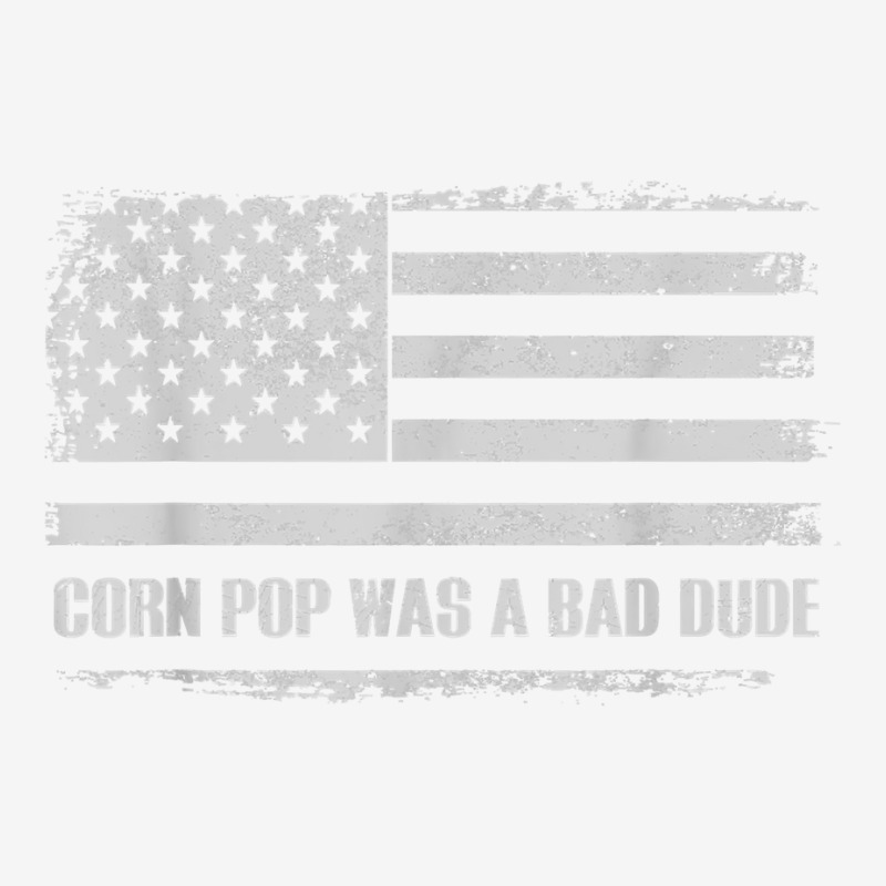 Corn Pop Was A Bad Dude Meme Vintage Us Flag T Shirt Youth 3/4 Sleeve | Artistshot