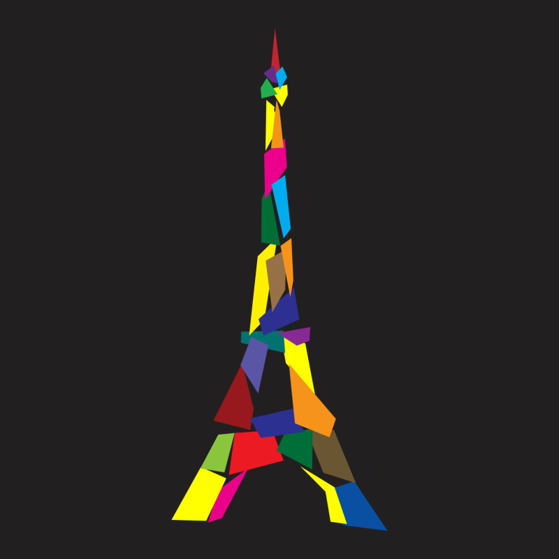 Abstract Eiffel Tower France Paris T-shirt | Artistshot