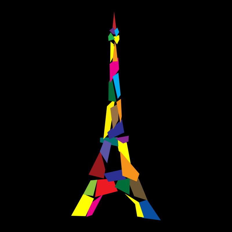 Abstract Eiffel Tower France Paris V-neck Tee | Artistshot