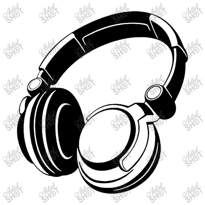 Headphones Black Humor V-neck Tee | Artistshot