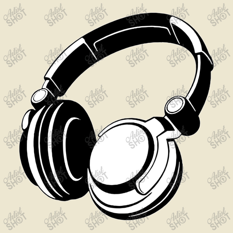 Headphones Black Humor Cropped Hoodie | Artistshot