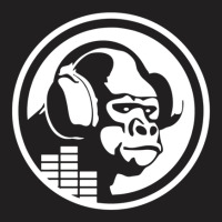 Headphones Gorilla T-shirt | Artistshot