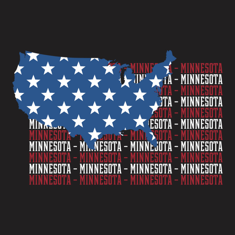 American Flag Minnesota City - Patriotic Gift T-shirt | Artistshot