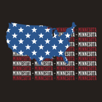 American Flag Minnesota City - Patriotic Gift Tank Top | Artistshot