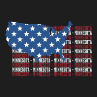 American Flag Minnesota City - Patriotic Gift Classic T-shirt | Artistshot