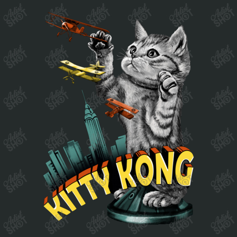 Kitty Kong Women's Triblend Scoop T-shirt by micondes | Artistshot