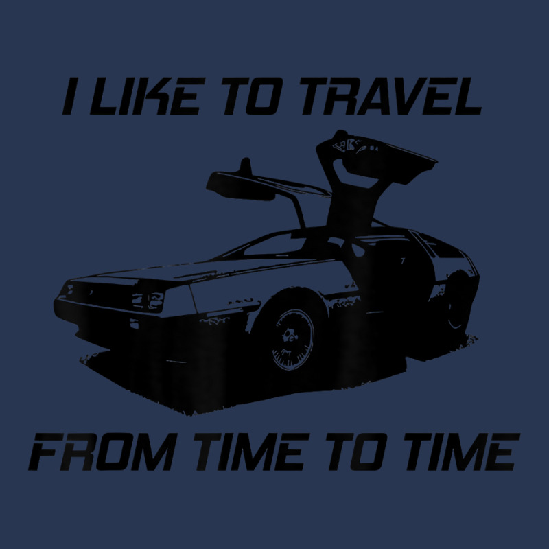 I Like To Travel From Time To Time. Funny Retro Car Vacation T Shirt Ladies Denim Jacket by caroldian | Artistshot