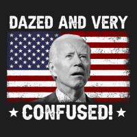 Funny Joe Biden Dazed And Very Confused Funny Satire Long Sleeve T Shi Classic T-shirt | Artistshot