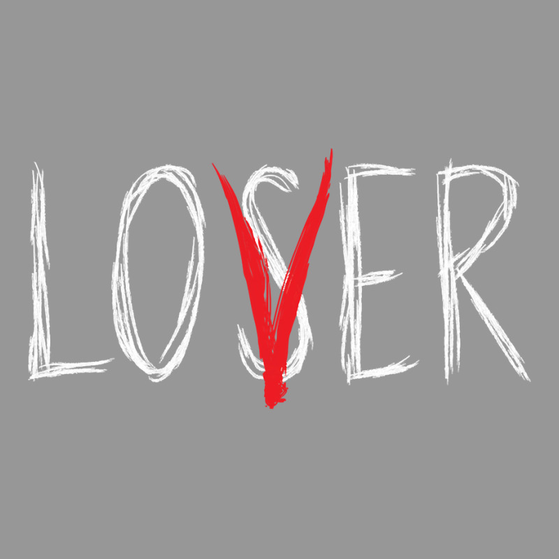 Loser Lover Shirt Horror Novelty Scary Movie  Loser Lover Pullover Hoo Women's V-neck T-shirt | Artistshot