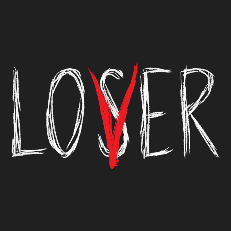 Loser Lover Shirt Horror Novelty Scary Movie  Loser Lover Pullover Hoo Ladies Polo Shirt | Artistshot