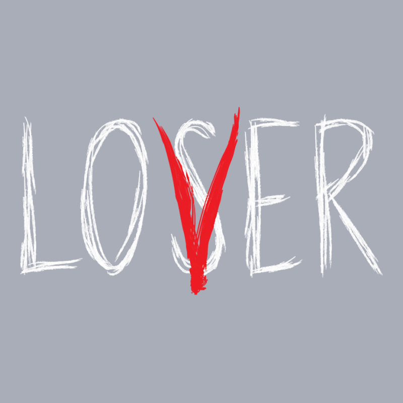 Loser Lover Shirt Horror Novelty Scary Movie  Loser Lover Pullover Hoo Tank Dress | Artistshot