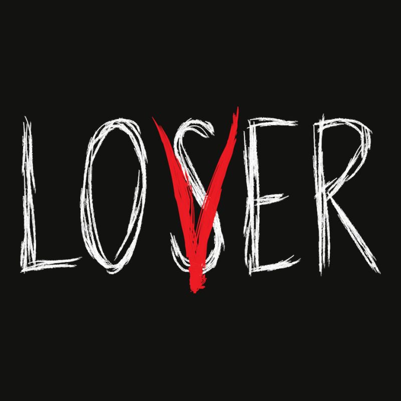 Loser Lover Shirt Horror Novelty Scary Movie  Loser Lover Pullover Hoo Scorecard Crop Tee | Artistshot