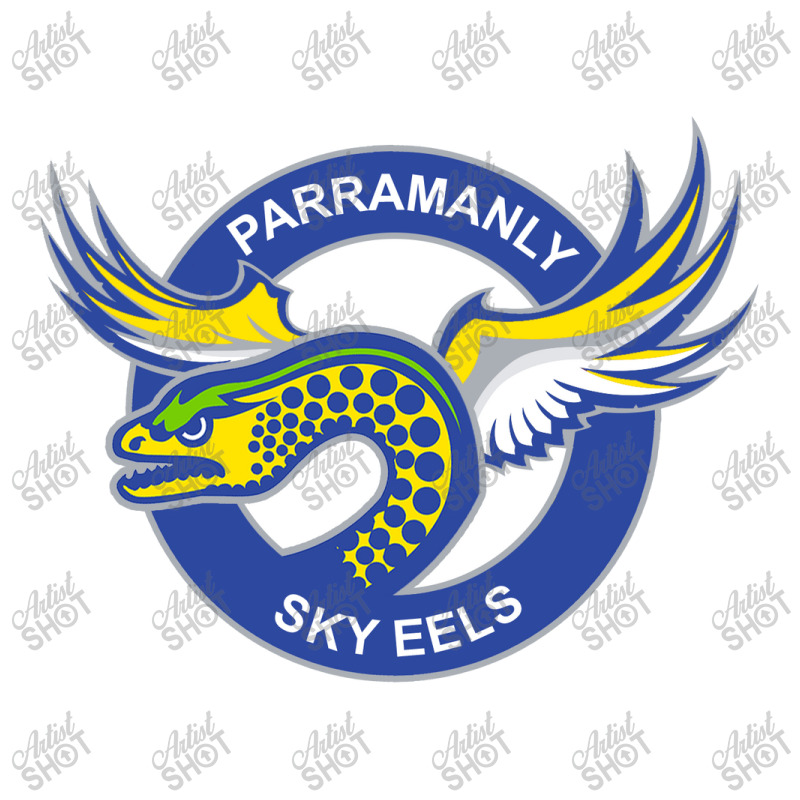 Parramatta Eels Canterbury V-Neck Tee by Marga | Artistshot