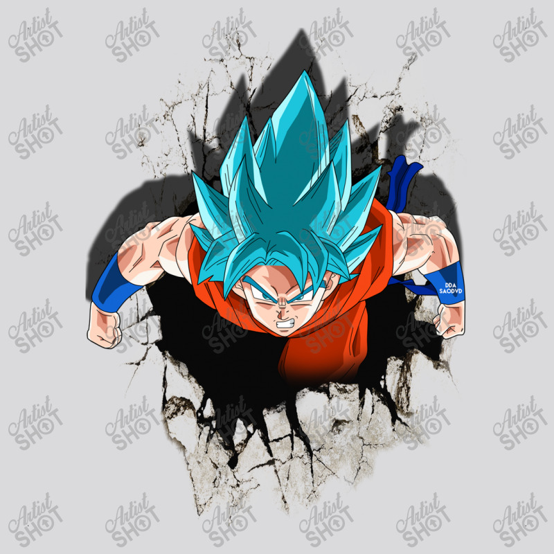 Dragon Ballz Saiyan Blue Women's Triblend Scoop T-shirt by kumalasiwi | Artistshot