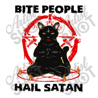 Hail Satan Funny Cat Yoga Men's T-shirt Pajama Set | Artistshot