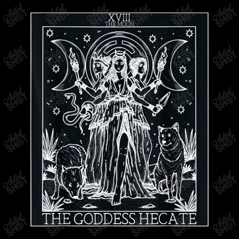 Hecate Tarot Card Triple Moon Goddess Witch Wiccan Pagan Legging by Nindy Tees | Artistshot