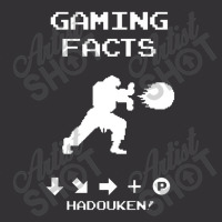 Gaming Facts Hadonuken Vintage Hoodie | Artistshot