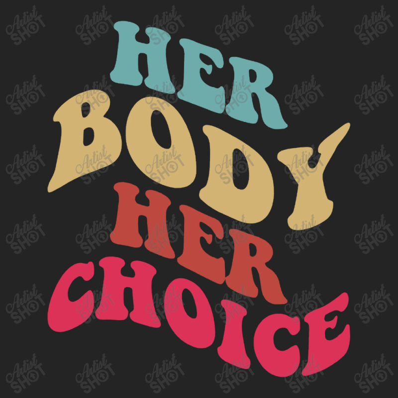 Her Body Her Choice Feminist Womens Vintage Feminist 3/4 Sleeve Shirt | Artistshot