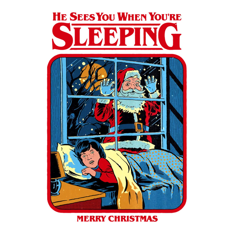 Sleeping Merry Christmas V-neck Tee | Artistshot