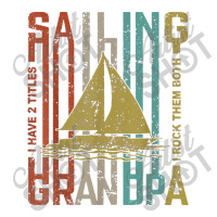 Retro Vintage Sailing Grandpa Funny Sailing Gift Men's 3/4 Sleeve Pajama Set | Artistshot