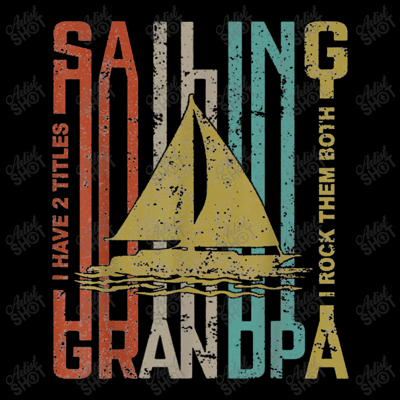 Retro Vintage Sailing Grandpa Funny Sailing Gift Fleece Short | Artistshot