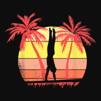 Gymnast Parallel Bar Summer Sunset 80s Palm T Shirt Crop Top | Artistshot