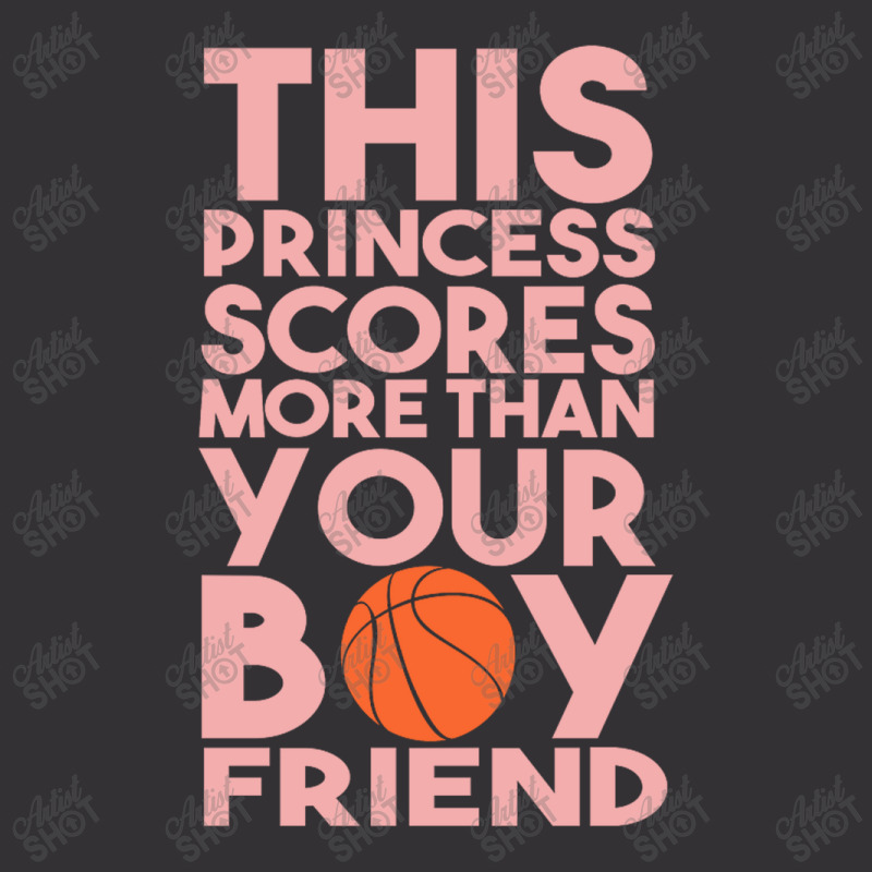 Basket This Princess Scores More Than Your Boyfriend Vintage Short | Artistshot