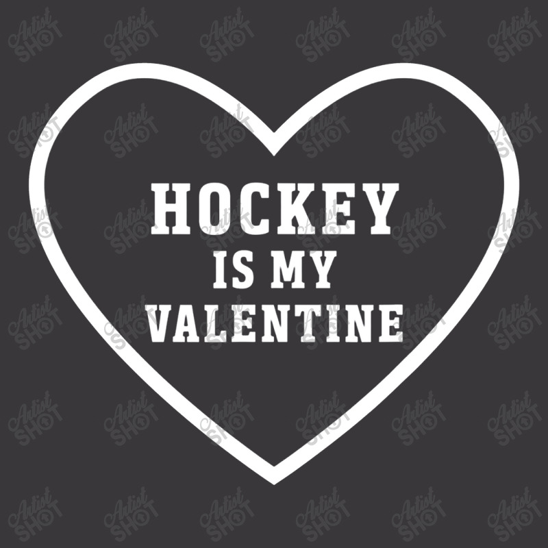 Hockey Is My Valentine Funny Hockey Valentines Ladies Curvy T-Shirt by celanasubek | Artistshot