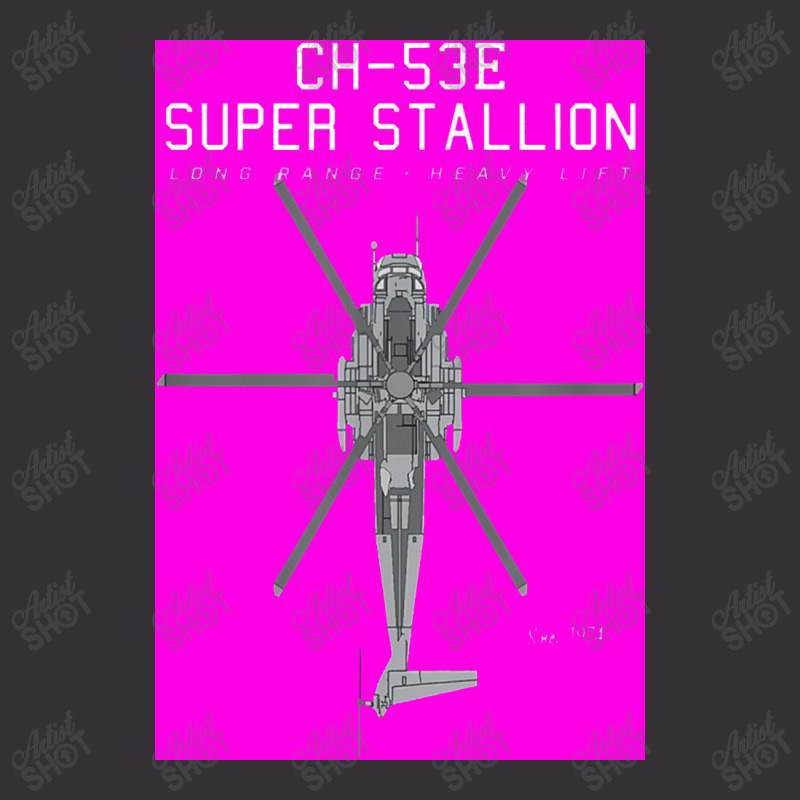 Ch 53e Super Stallion Military Helicopter Vintage Hoodie by eskristala | Artistshot