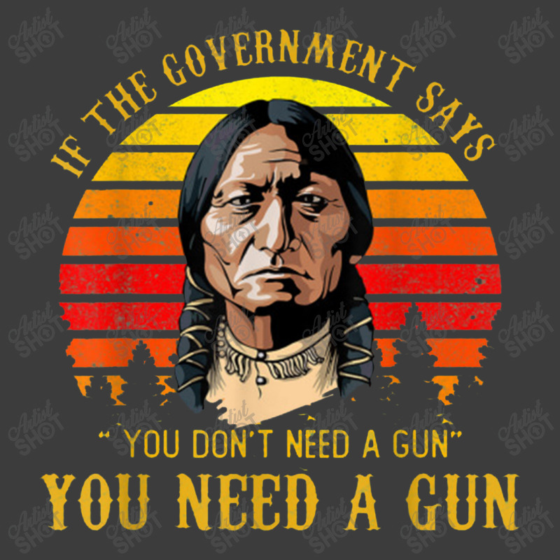 You Need A Gun Sitting Bull Pro 2nd Amendment Men's Polo Shirt | Artistshot