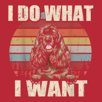 Cocker Spaniel I Do What I Want Funny Dog Vintage Retro T Shirt Women's V-neck T-shirt | Artistshot