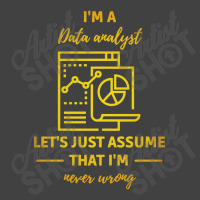 Data Analyst Data Analysis Scientist Analytic Vintage T-shirt | Artistshot