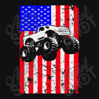 Truck American Flag Racing Usa Baby Beanies | Artistshot