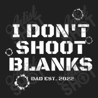 I Don't Shoot Blanks Baby Shower Dad Est 2022 Gender Reveal Ladies Polo Shirt | Artistshot