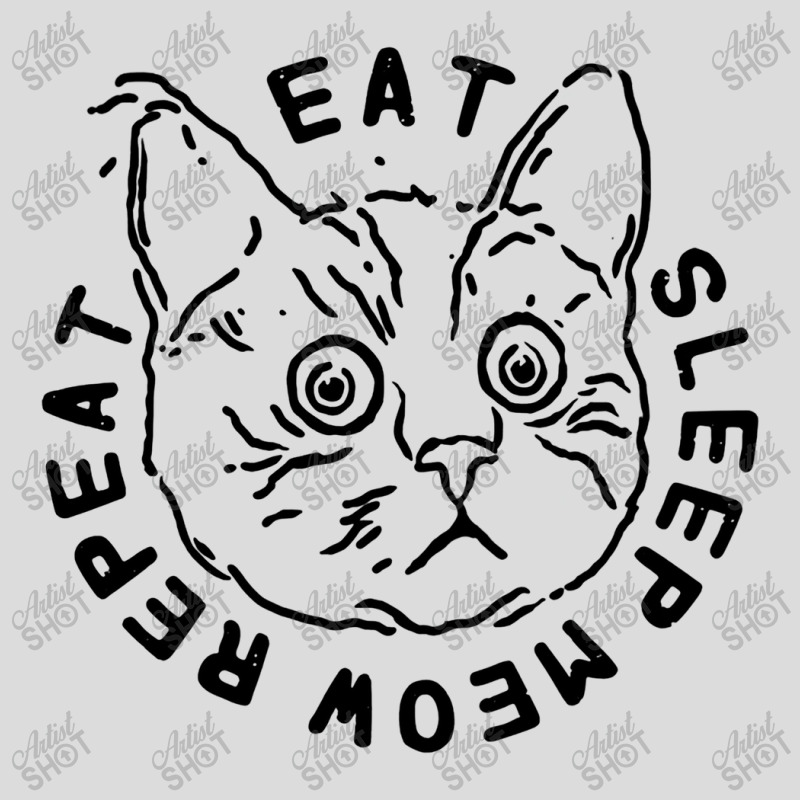 Eat Sleep Meow Repeat Men's Polo Shirt by roberttice | Artistshot