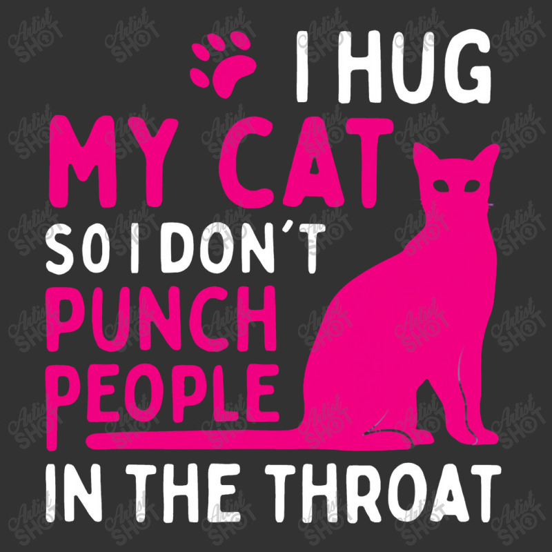 I Hug My Cat So I Don't Punch People Cat Lover Baby Bodysuit by celanasubek | Artistshot