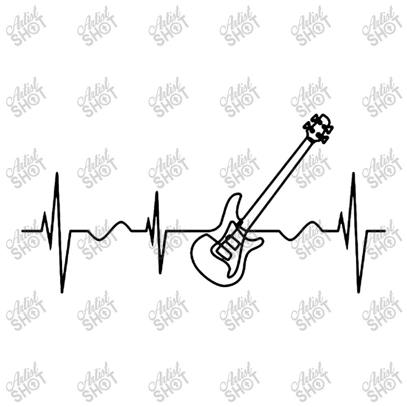 Bass Guitar Heartbeat Baby Tee by Cole Tees | Artistshot