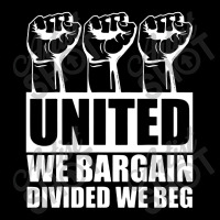 United We Bargain Divided We Beg Labor Union Protest Women's V-neck T-shirt | Artistshot