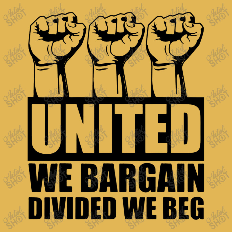 United We Bargain Divided We Beg Labor Union Protest Vintage Hoodie And Short Set | Artistshot