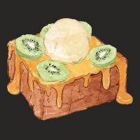 Brick Toast Bread Lover T  Shirt Honey Bread Brick Toast Topped With K Ladies Fitted T-shirt | Artistshot